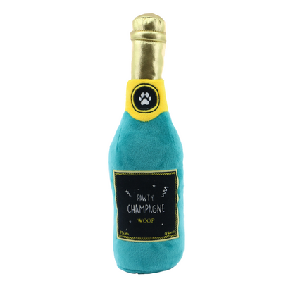 Ancol Pawty Champagne - Plush, Squeaky Celebration Toy for Dogs