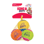 KONG SqueakAir Birthday Balls ¨C Durable Squeaky Tennis Balls for Dogs