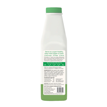 Shepherd Boy Farms Freeze Dried Raw Super Green Blend Goat Milk
